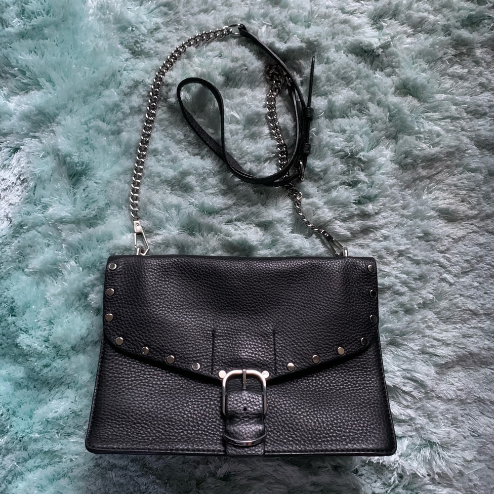 Rebecca Minkoff Black Leather Crossbody Bag